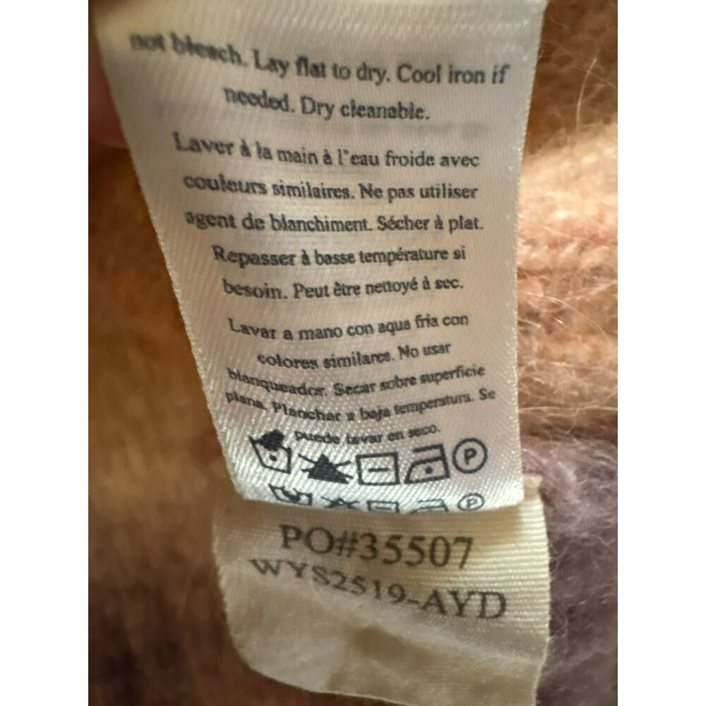 Faherty Button-Front Alpaca Wool Nylon Blend Card… - image 5